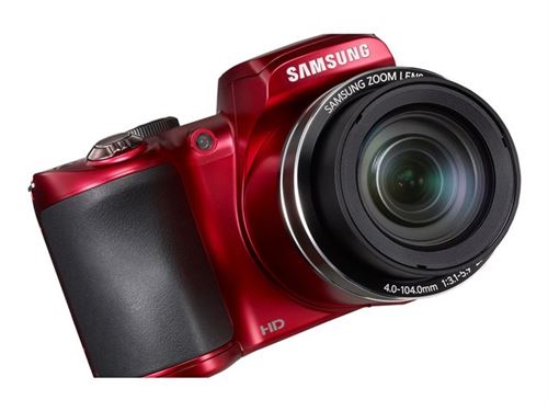 Samsung WB100 - Appareil photo numérique - compact - 16.2 MP - 720 p - 26x zoom optique - rouge État correct - Samsung reconditionné disponible sur Fnac