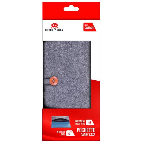 Pochette pour Nintendo Switch Freaks And Geeks Gris foncé et bleu État correct - N/A reconditionné disponible sur Fnac