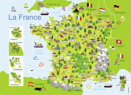 Puzzle 100 pièces Nathan Carte de France État correct - N/A reconditionné disponible sur Fnac