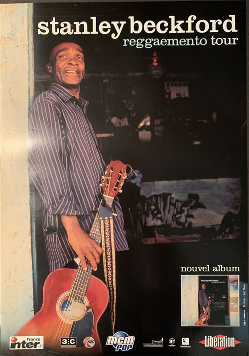 Acheter Stanley Beckford - Reggaemento Tour - 40x60cm - Affiche État correct - 10,99 € Stanley Beckford - Reggaemento Tour - 40x60cm - Affiche État correct - N/A reconditionné disponible sur Fnac