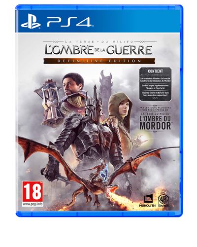 La Terre du Milieu L'Ombre de la Guerre Edition Définitive PS4 État correct - Warner Bros. Entertainment France reconditionné disponible sur Fnac