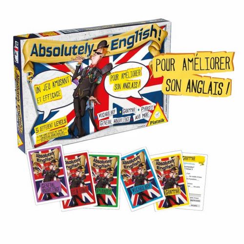 Acheter PIATNIK Jeux - Absolutely English Multicolore État correct - 11,00 € PIATNIK Jeux - Absolutely English Multicolore État correct - Piatnik reconditionné disponible sur Fnac
