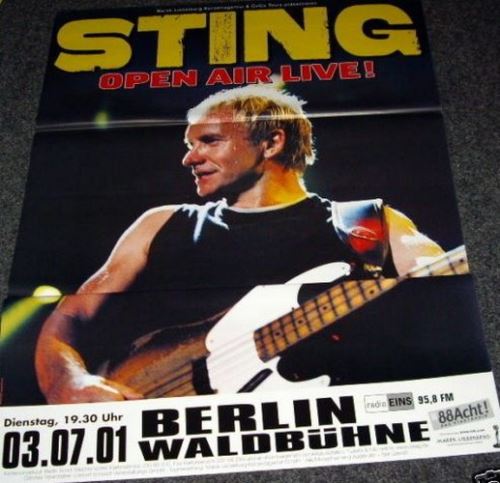 Sting - 60x84 cm - AFFICHE / POSTER État correct - N/A reconditionné disponible sur Fnac