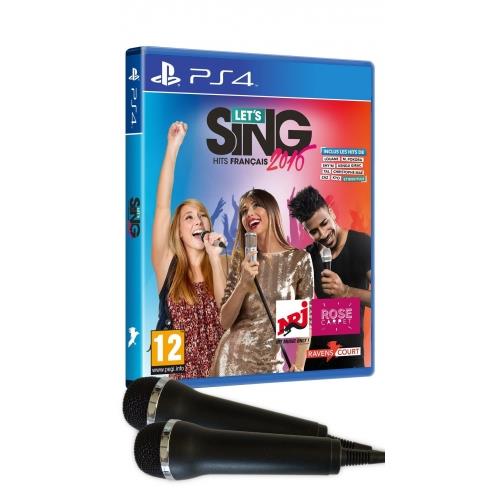 Acheter Pack Let's Sing 2016 Hits Français PS4 et 2 Micros État correct - 56,31 € Pack Let's Sing 2016 Hits Français PS4 et 2 Micros État correct - Koch Media reconditionné disponible sur Fnac