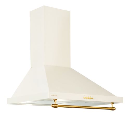 Hotte aspirante - Klarstein Montblanc 60 - 610 m³/h - 165 W - 2 x 1,5 W - LED - Crème État correct - N/A reconditionné disponible sur Fnac