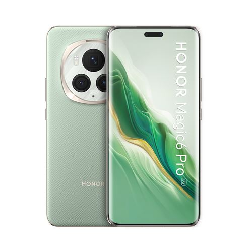 Smartphone Honor Magic6 Pro 6,8"" 5G Double nano SIM 512 Go Vert État correct - Honor reconditionné disponible sur Fnac