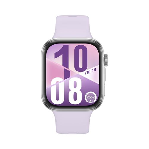Acheter Montre connectée Huawei Watch Fit 4 Bluetooth avec bracelet en fluoroélastomère Violet État correct - 122,99 € Montre connectée Huawei Watch Fit 4 Bluetooth avec bracelet en fluoroélastomère Violet État correct - Huawei reconditionné disponible sur Fnac