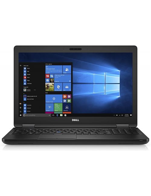 PC portable Dell Latitude 5580 15,6 pouces Intel Core i5 8 Go RAM 250 Go SSD Noir État correct - N/A reconditionné disponible sur Fnac