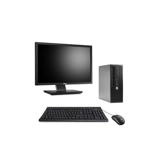 Ordinateur de bureau - HP ProDesk 400 G3 Tour - 8Go - SSD 256Go + Écran 22 État correct - N/A reconditionné disponible sur Fnac