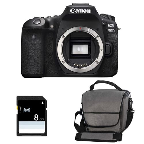 EOS 90D nu + Sac + SD 8Go - État correct N/A sur Fnac