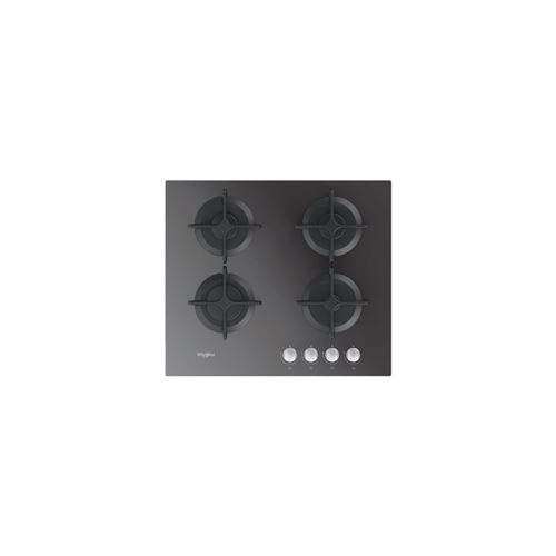 Whirlpool GOR 616/MR FR - Table de cuisson au gaz - 4 plaques de cuisson - Niche - largeur : 56 cm - profondeur : 49 cm - miroir État correct - Whirlpool reconditionné disponible sur Fnac