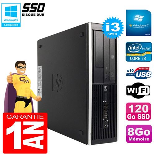 Acheter Pc hp compaq pro 6300 sff i3-3220 ram 8go disque 120go ssd graveur dvd wifi w7 État correct - 229,00 € Pc hp compaq pro 6300 sff i3-3220 ram 8go disque 120go ssd graveur dvd wifi w7 État correct - Hewlett-Packard reconditionné disponible sur Fnac