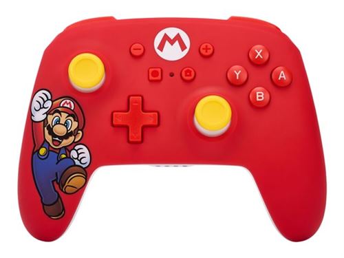 Manette sans fil PowerA Mario pour Nintendo Switch État correct - PowerA reconditionné disponible sur Fnac