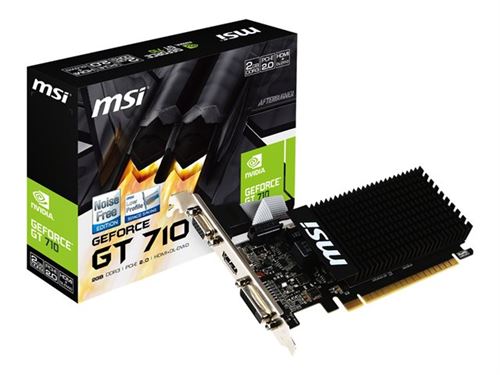 Acheter MSI GT 710 2GD3H LP - Carte graphique - GF GT 710 - 2 Go DDR3 - PCIe 2.0 x16 profil bas - DVI, D-Sub, HDMI État correct - 57,79 € MSI GT 710 2GD3H LP - Carte graphique - GF GT 710 - 2 Go DDR3 - PCIe 2.0 x16 profil bas - DVI, D-Sub, HDMI État correct - MSI reconditionné disponible sur Fnac