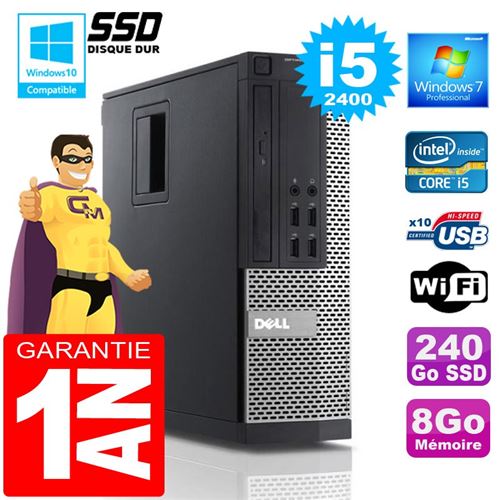 Acheter Pc dell 990 sff core i5-2400 ram 8go disque 240 go ssd wifi w7 État correct - 179,00 € Pc dell 990 sff core i5-2400 ram 8go disque 240 go ssd wifi w7 État correct - Dell reconditionné disponible sur Fnac