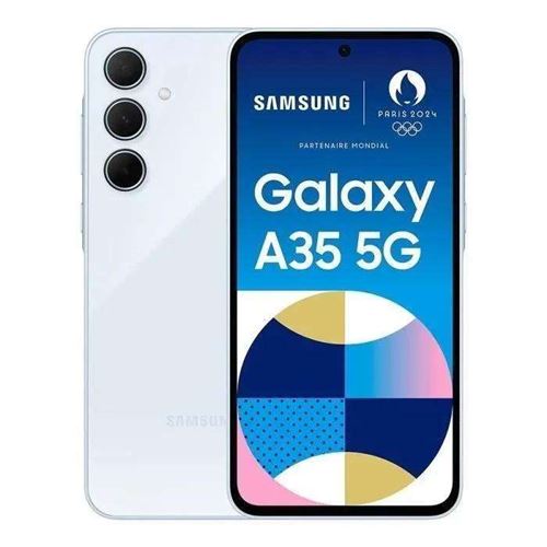 Smartphone Samsung galaxy a35 bleu 6.6 pouces RAM 6 Go stockage 128 Go État correct - N/A reconditionné disponible sur Fnac