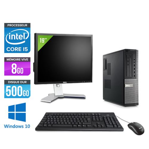 Acheter Pc Dell Optiplex 790 Desktop + Ecran 19'' - Noir - Intel Core i5-2400 / 3,10 GHz - RAM 8Go - HDD 500 Go - DVD - Gigabit Ethernet - Windows 10 Professionnel État correct - 309,00 € Pc Dell Optiplex 790 Desktop + Ecran 19'' - Noir - Intel Core i5-2400 / 3,10 GHz - RAM 8Go - HDD 500 Go - DVD - Gigabit Ethernet - Windows 10 Professionnel État correct - Dell reconditionné disponible sur Fnac