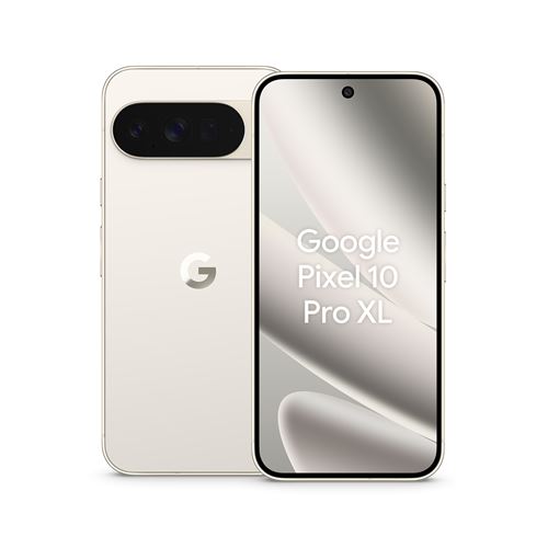 Smartphone Google Pixel 10 Pro XL 6,8"" 5G Double SIM 256 Go Porcelaine État correct - Google reconditionné disponible sur Fnac