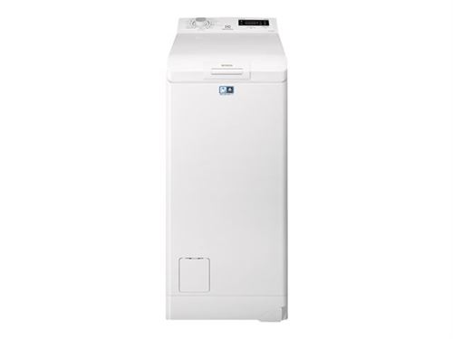 Electrolux EWT1376HZ1 - Machine à laver - largeur : 40 cm - profondeur : 60 cm - hauteur : 89 cm - chargement par le dessus - 42 litres - 7 kg - 1300 tours/min État correct - Electrolux reconditionné disponible sur Fnac