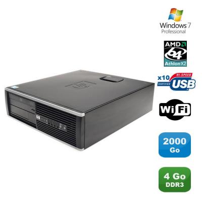 Acheter Pc hp compaq 6005 pro sff amd athlon x2 215 2.7ghz 4go 2to wifi graveur w7 pro État correct - 159,00 € Pc hp compaq 6005 pro sff amd athlon x2 215 2.7ghz 4go 2to wifi graveur w7 pro État correct - Hewlett-Packard reconditionné disponible sur Fnac
