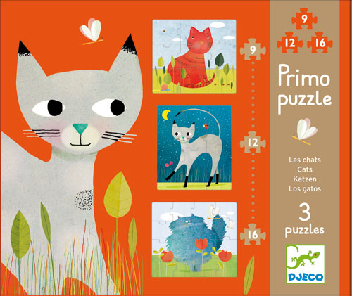 3 Puzzles Djeco Les Chats État correct - Djeco reconditionné disponible sur Fnac