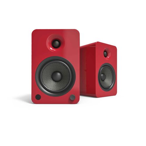 Enceintes connectées Hi-Fi Kanto YU6 Rouge Brillant Vendues à la paire État correct - N/A reconditionné disponible sur Fnac
