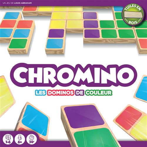 Jeu classique Asmodée Chromino État correct - Asmodee reconditionné disponible sur Fnac