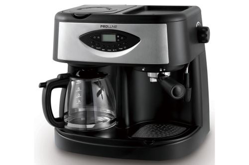 Acheter Machine à café expresso et cafetière Proline CBE16 1850 W Noir et Argent État correct - 79,00 € Machine à café expresso et cafetière Proline CBE16 1850 W Noir et Argent État correct - Proline reconditionné disponible sur Fnac