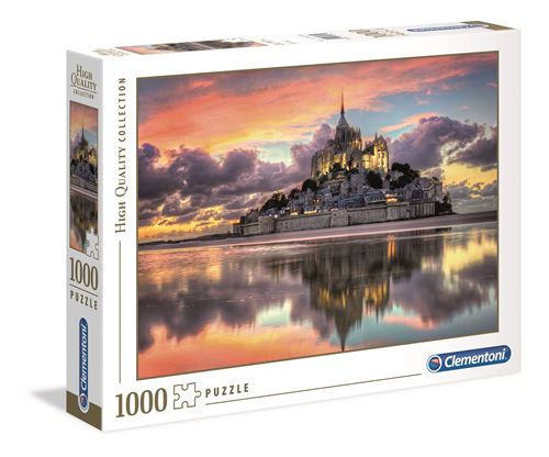 Puzzle 1000 pièces Clementoni High Quality Mont Saint-Michel État correct -  reconditionné disponible sur Fnac