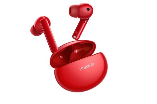 Ecouteurs sans fil Bluetooth avec réduction de bruit Huawei FreeBuds 4i Rouge État correct - Huawei reconditionné disponible sur Fnac