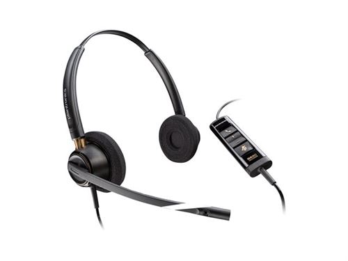 HP Poly EncorePro 525 - EncorePro 500 series - micro-casque - sur-oreille - filaire - USB-A - noir - Certifié pour Microsoft Teams État correct - N/A reconditionné disponible sur Fnac