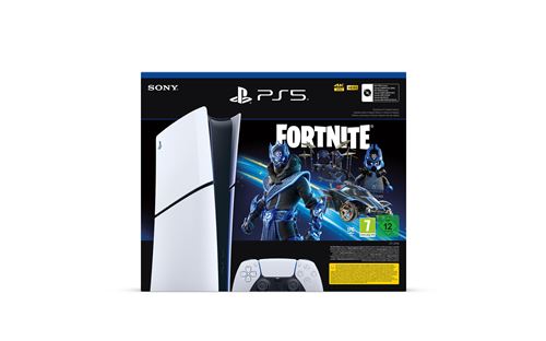 Pack Console Sony édition numérique PlayStation®5 modèle Slim Fortnite® Cobalt Star État correct - Sony reconditionné disponible sur Fnac