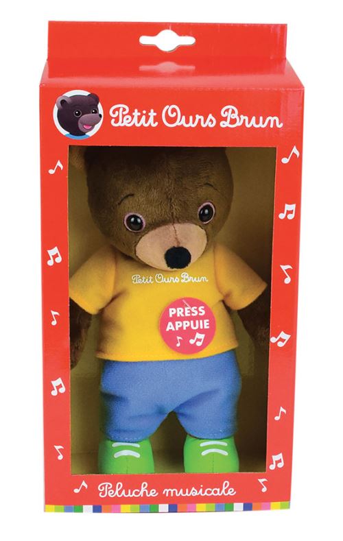 Peluche Jemini Petit Ours Brun musical État correct - N/A reconditionné disponible sur Fnac