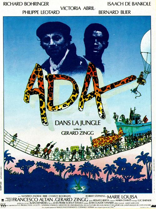 Ada Dans la Jungle - Victoria Abril, Bernard Blier - 116x158cm - Affiche de cinéma originale pliée État correct - N/A reconditionné disponible sur Fnac
