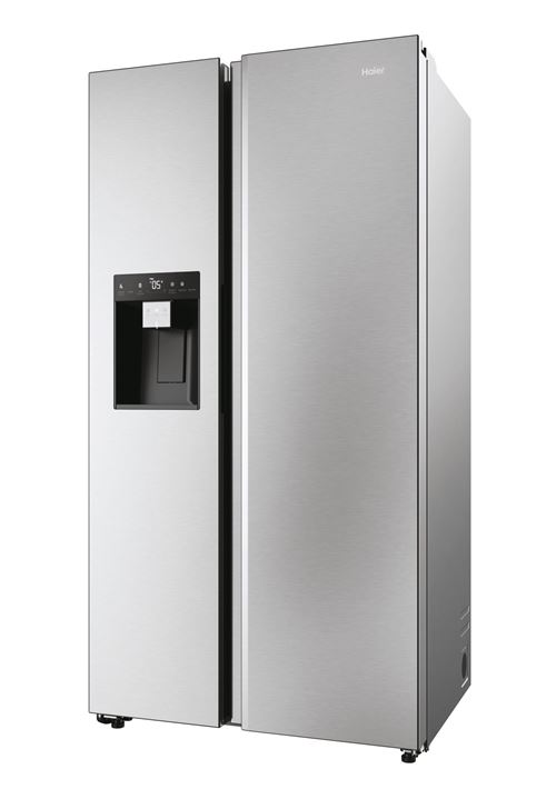 Acheter Réfrigérateur américain Haier SBS 90 Series 5 HSW59F18EIMM 601 L Platinium État correct - 718,00 € Réfrigérateur américain Haier SBS 90 Series 5 HSW59F18EIMM 601 L Platinium État correct - Haier reconditionné disponible sur Fnac