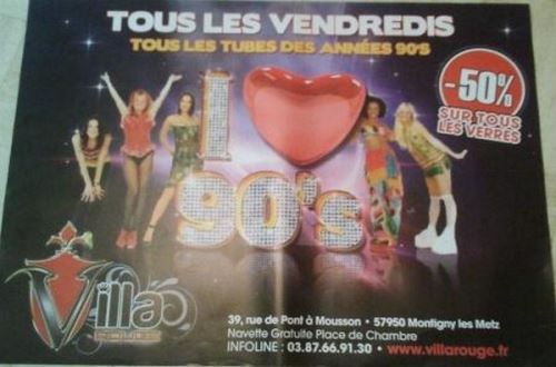 I Love 90 - 60x85 cm - AFFICHE / POSTER État correct - N/A reconditionné disponible sur Fnac