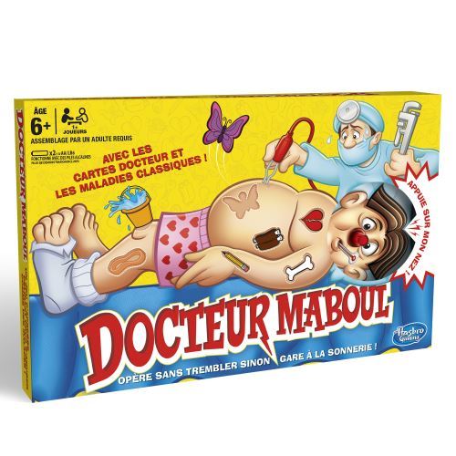 Jeu de société Hasbro Gaming Docteur Maboul État correct - Hasbro Gaming reconditionné disponible sur Fnac