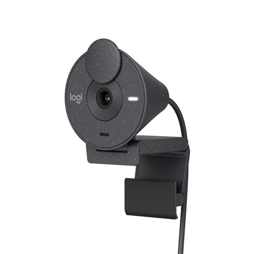 Webcam Logitech Brio 300 Full HD Graphite État correct - Logitech reconditionné disponible sur Fnac