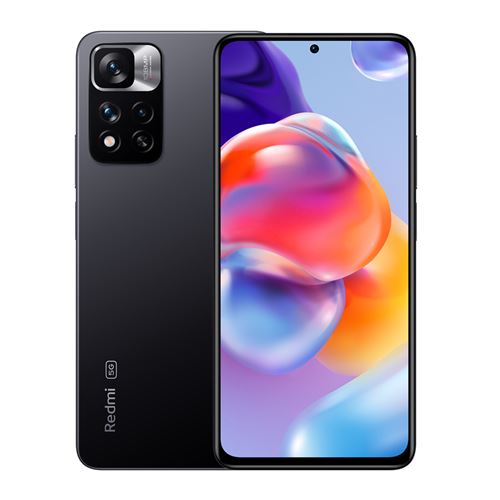 Xiaomi Redmi Note 11 Pro+ 5G - 5G smartphone - double SIM - RAM 8 Go / Mémoire interne 256 Go - microSD slot - écran OEL - 6.67"" - 2400 x 1080 pixels (120 Hz) - 3 x caméras arrière 108 MP, 8 MP, 2 MP - front camera 16 MP - gris graphite État correct - N/A reconditionné disponible sur Fnac