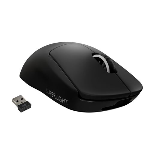 Souris Gaming sans fil Wifi Logitech Pro X Superlight Noir État correct - Logitech reconditionné disponible sur Fnac