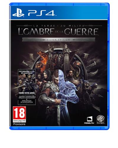 Acheter La Terre du Milieu L’Ombre de la Guerre PS4 Silver Edition État correct - 50,26 € La Terre du Milieu L’Ombre de la Guerre PS4 Silver Edition État correct - Warner Bros. Entertainment France reconditionné disponible sur Fnac