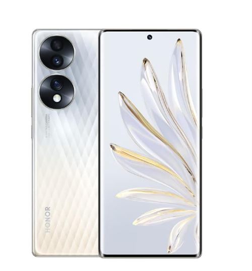 Smartphone Honor 70 5G Double nano SIM 8 / 256 Go Blanc État correct - N/A reconditionné disponible sur Fnac