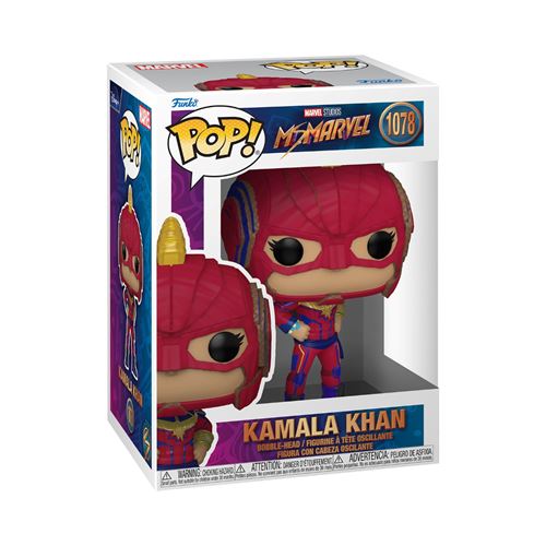 Figurine Funko Pop Marvel Ms Marvel Kamala Khan État correct - Funko reconditionné disponible sur Fnac