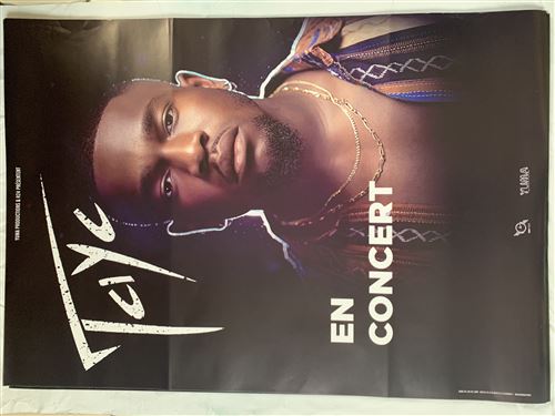 Tayc - En Concert - 70x100cm - Affiche État correct - N/A reconditionné disponible sur Fnac