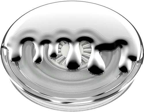 Popgrip Premium Chrome Drip Silver PopSockets État correct - Popsockets reconditionné disponible sur Fnac