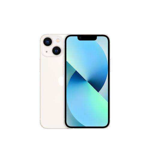 Apple iPhone 13 mini 5,4"" 5G 128 Go Double SIM Lumière stellaire État correct - Apple reconditionné disponible sur Fnac
