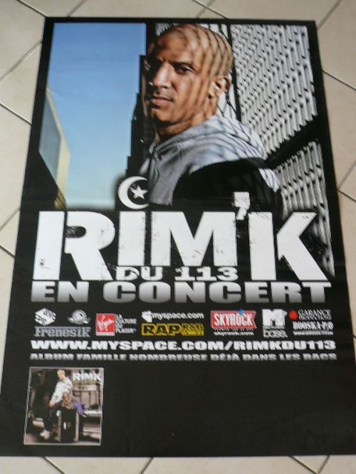 RIM'K du 113 - 80x120 cm - AFFICHE / POSTER État correct - N/A reconditionné disponible sur Fnac