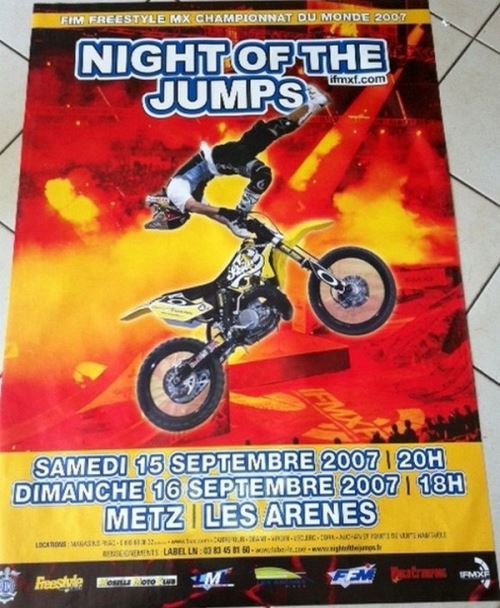 Acheter Night Of The Jumps - 80x120 cm - AFFICHE / POSTER État correct - 17,99 € Night Of The Jumps - 80x120 cm - AFFICHE / POSTER État correct - N/A reconditionné disponible sur Fnac