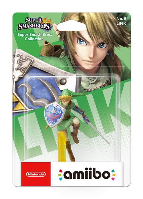 Acheter Figurine Amiibo Link Super Smash Bros numéro 5 État correct - 39,99 € Figurine Amiibo Link Super Smash Bros numéro 5 État correct - Nintendo reconditionné disponible sur Fnac