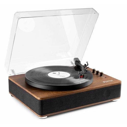 Fenton RP162 - Platine vinyle rétro hifi avec Bluetooth et haut-parleurs - Brun État correct - N/A reconditionné disponible sur Fnac